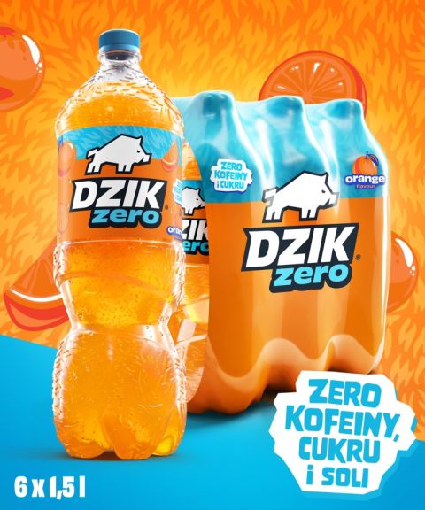 DZIK® ZERO ORANGE 1,5l