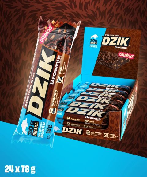 DZIK® BATON PROTEINOWY BROWNIE