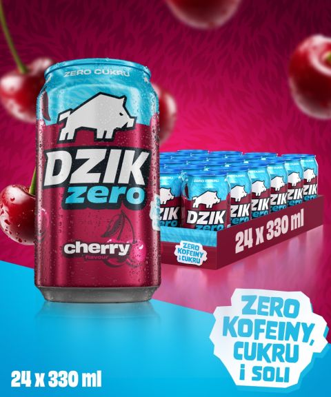 DZIK® ZERO CHERRY 330ml