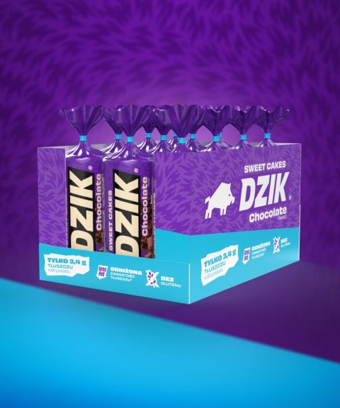 DZIK® WAFLE RYŻOWO-KUKURYDZIANE - CZEKOLADOWE