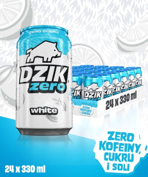 DZIK® ZERO WHITE 330ml