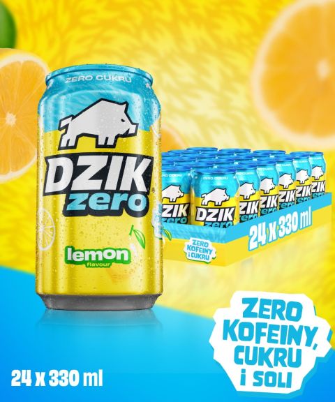 DZIK® ZERO LEMON 330ml