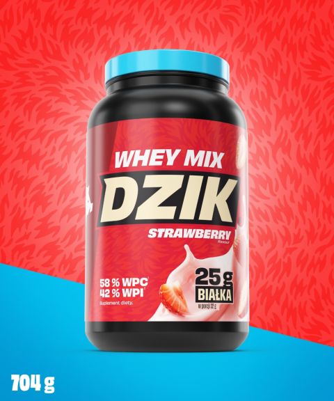 DZIK® ODŻYWKA BIAŁKOWA STRAWBERRY