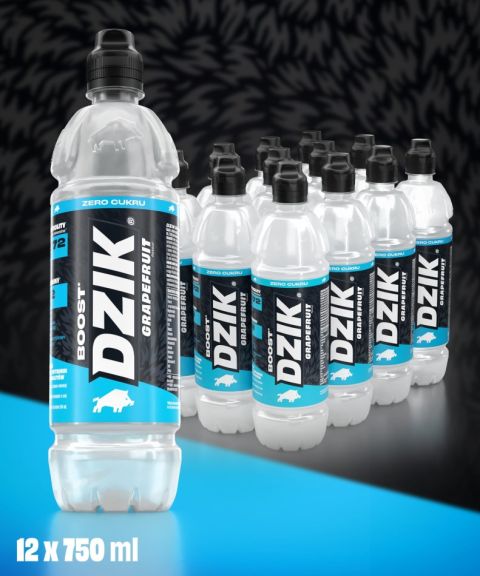 DZIK® BOOST ZERO GREJPFRUT 750ml