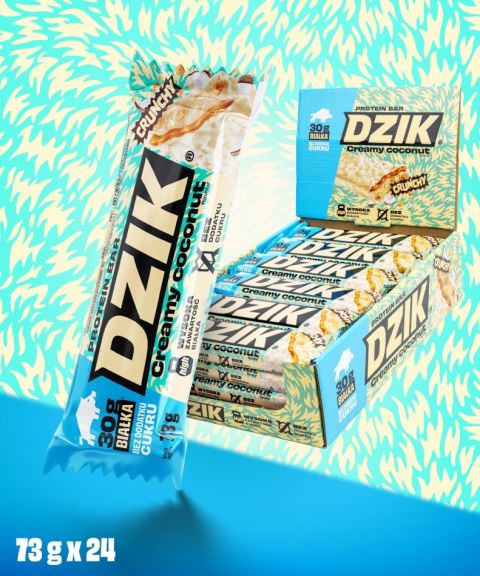 DZIK® BATON PROTEINOWY CREAMY COCONUT