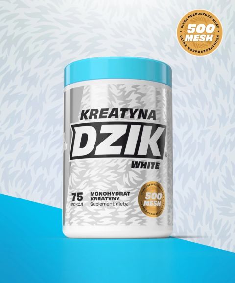 DZIK® KREATYNA MESH WHITE