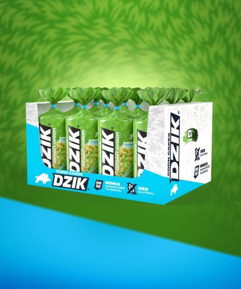 DZIK® WAFLE KUKURYDZIANE ZIELONA CEBULKA