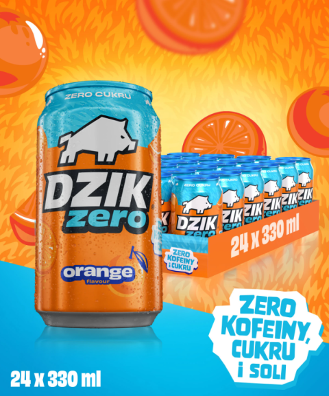DZIK® ZERO ORANGE 330ml