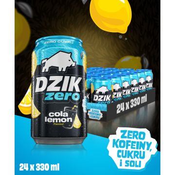 DZIK® ZERO COLA LEMON 330ml