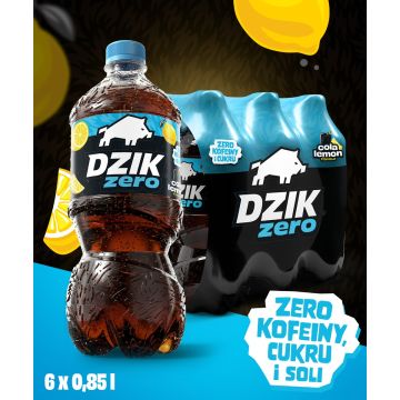 DZIK® ZERO COLA LEMON 0,85l