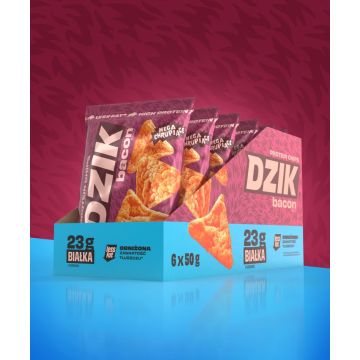 DZIK® CHIPSY PROTEINOWE BEKON