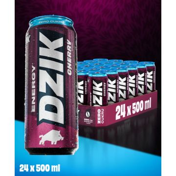 DZIK® ENERGY ZERO KALORII CHERRY 500ml 