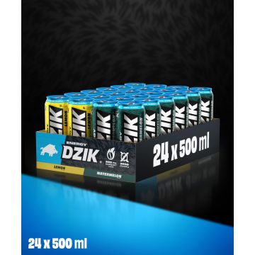 DZIK® ENERGY ZERO KALORII MIX LEMON-WATERMELON 500ml