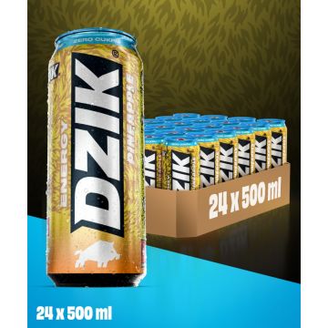 DZIK® ENERGY ZERO KALORII PINEAPPLE 500ml