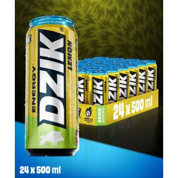 DZIK® ENERGY ZERO KALORII LEMON 500ml