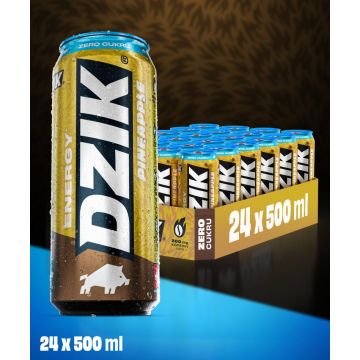DZIK® ENERGY ZERO KALORII PINEAPPLE 500ml
