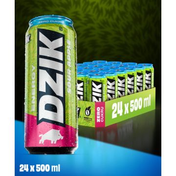 DZIK® ENERGY ZERO KALORII SOUR APPLE 500ml