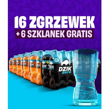 DZIK® ZERO 1,5l Promocja 16+6 Szklanek