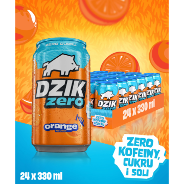 DZIK® ZERO ORANGE 330ml